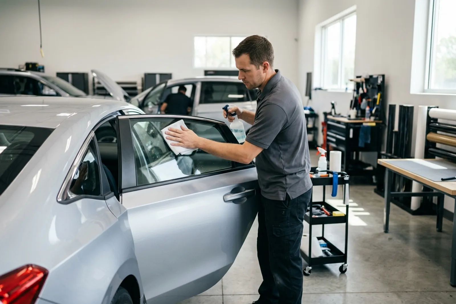 Sunshade Mobile Window Tinting window tinting work